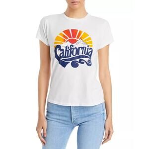 $130 MOTHER The Boxy Goodie Goodie California Tee Size Small